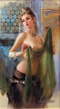 Pretty Lady KR 039 Impressionist nude